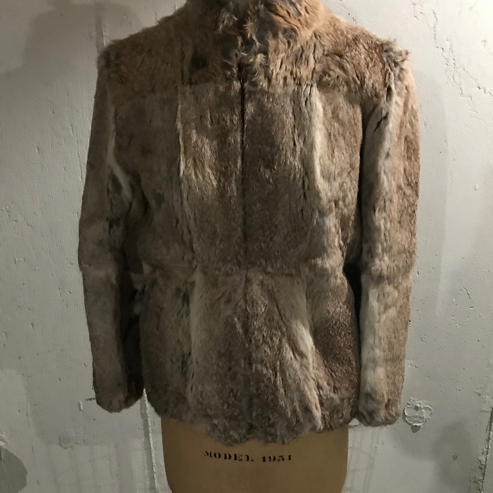 VINTAGE RABBIT COAT SPLIT ENDS LTD